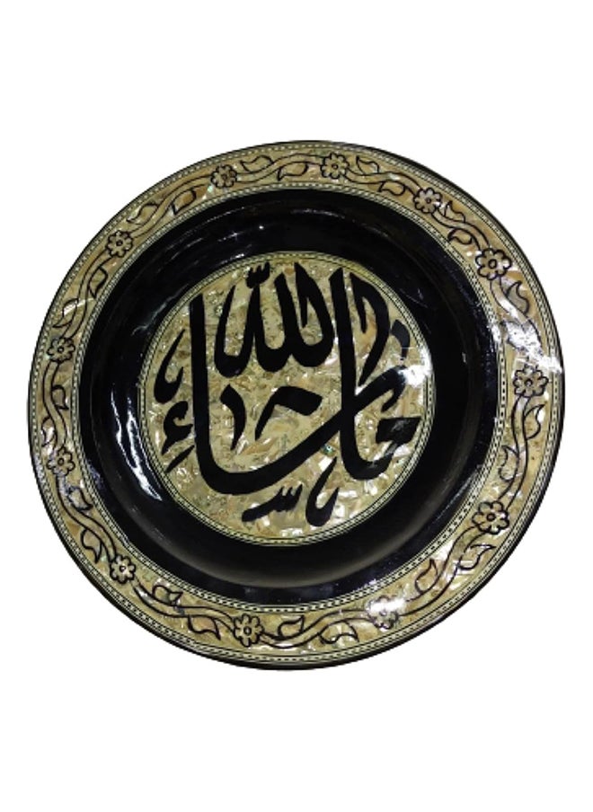 ماركة غير محددة طبق صدف مصنوع يدوياً 