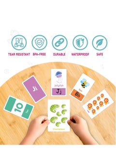 AADHVIK AADHVIK Toddler Learning Flash cards for studying | Letters, Numbers, Shapes and Colors | Educational flash cards for toddlers 1, 2, 3, 4 years | Preschool Learning & Educational for kids.  - Image 2