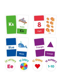 AADHVIK AADHVIK Toddler Learning Flash cards for studying | Letters, Numbers, Shapes and Colors | Educational flash cards for toddlers 1, 2, 3, 4 years | Preschool Learning & Educational for kids.  - Image 4