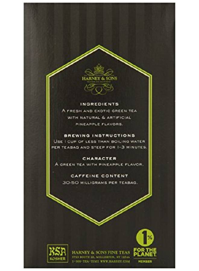 HARNEY & SONS Tropical Green Tea 20 Tea Bags - Image 4