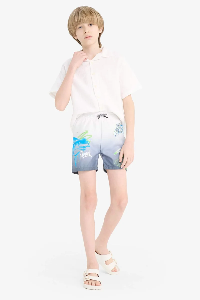 ديفاكتو Boy Regular Fit Swim Shorts