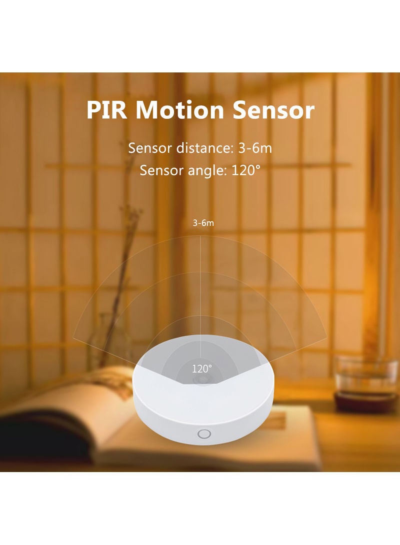 Motion Sensor USB Round Night Lamp Warm white 11.00*2.30*9.00cm - Image 3