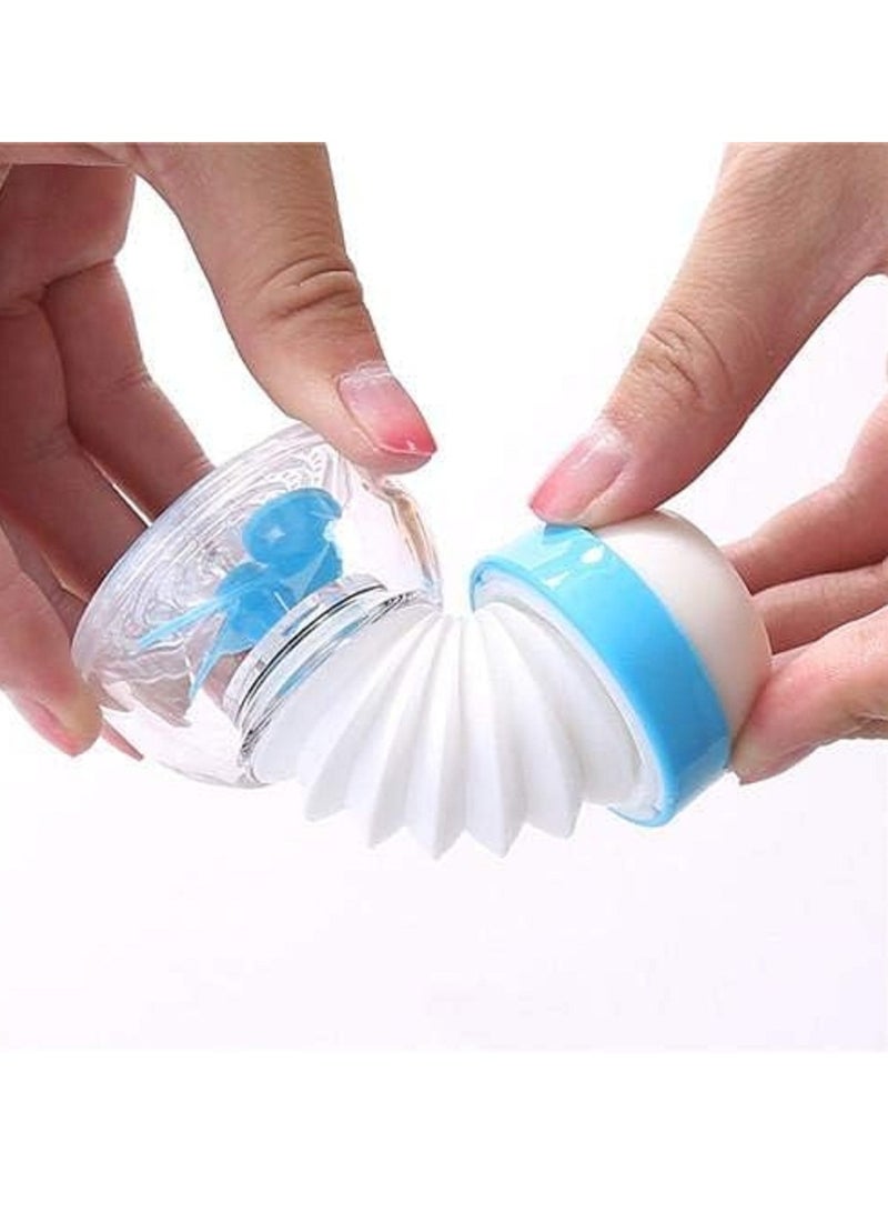 1 Pcs Faucet Splash Shower Tap Kitchen Water Filter Nozzle with Fan Inside (Blue) - Image 3