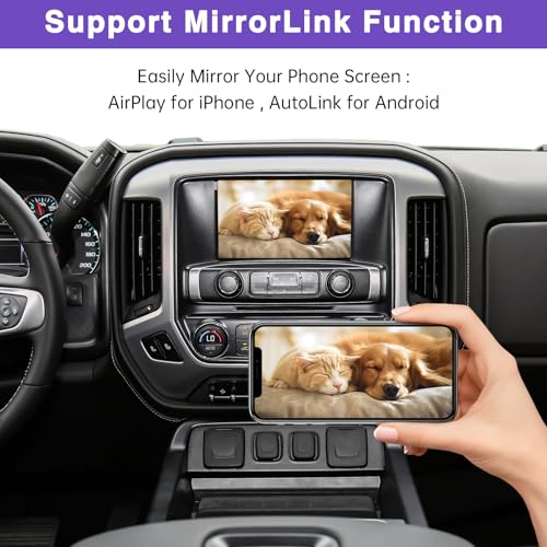 NINETOM 2026 Upgraded Wireless CarPlay & Android Auto Retrofit Module Compatible with Cadillac, Buick, Chevrolet and GMC (2014–2020) HMI 2.0 System, Supports Android Auto, Mirror Link - Image 5