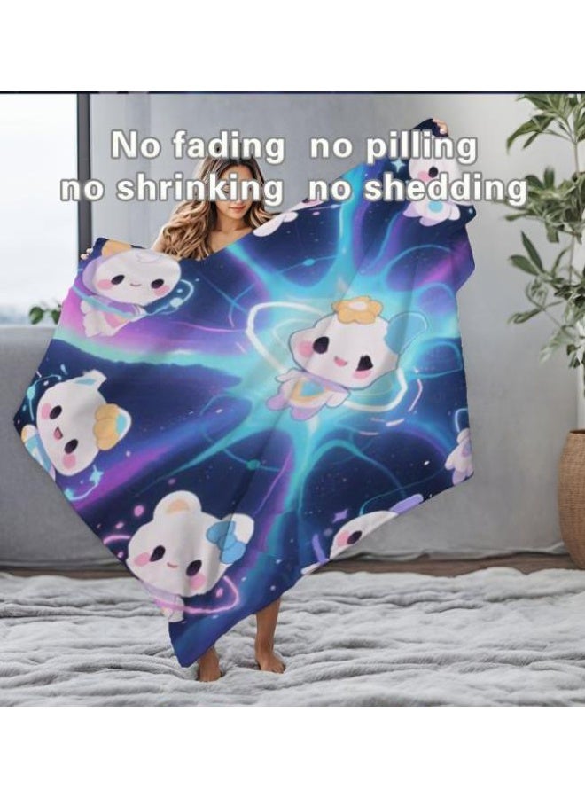 general Baby and children's cartoon flannel thin blanket (warm and comfortable, suitable for sleep, game use) 70cm*100cm - Image 5