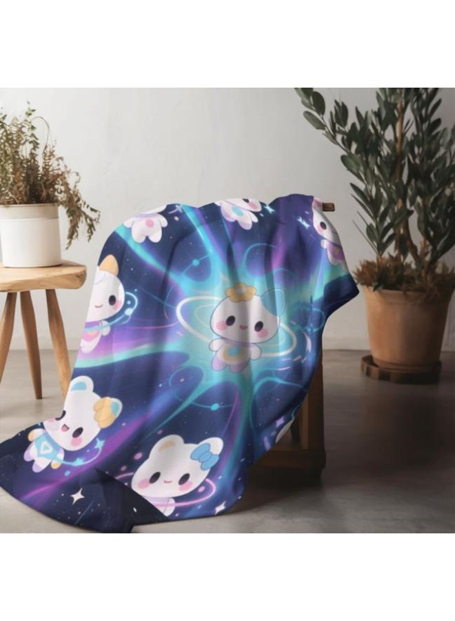 general Baby and children's cartoon flannel thin blanket (warm and comfortable, suitable for sleep, game use) 70cm*100cm - Image 4