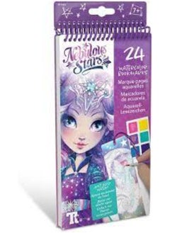 Nebulous Stars Watercolor Bookmarks 
