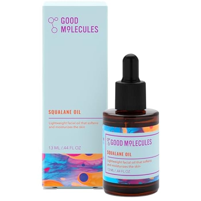 Good Molecules Squalane Oil - Moisturizer for Face, Skin, and Hair, Plumping, Firming, Anti-Aging - Skincare for Face to Hydrate and Calm the Skin - Image 1
