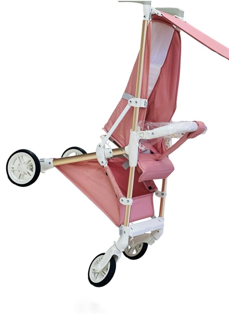 Generic Mini Lightweight Strollers Baby Stroller Two Way Baby Stroller Folding Portable Trolley Stroller, For You To Travel Makes It Easy Suitable For 0 to 3 Years Old Baby  - Image 3