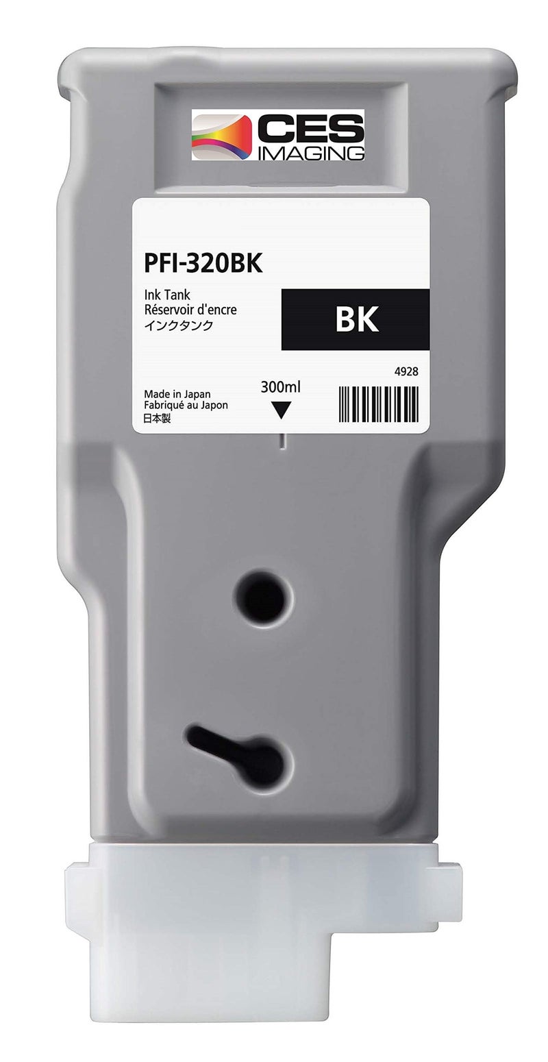 CES Imaging Canon PFI-320BK Black 300ml Ink Tank - Image 2