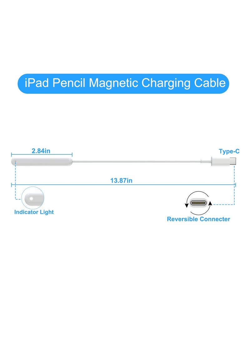 Excefore Magnetic Charger Compatible with Apple Pencil 2nd Generation, Lightweight and Convenient Charging Adapter for Ipencil 2nd Generation - Image 3