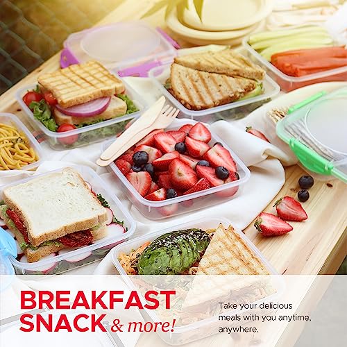 Tafura Sandwich Containers (2 Pack) Sandwich Box | Lunch Containers | Sandwich Containers for Lunch Boxes | Reusable Sandwich Holder, BPA Free (Blue) - Image 3