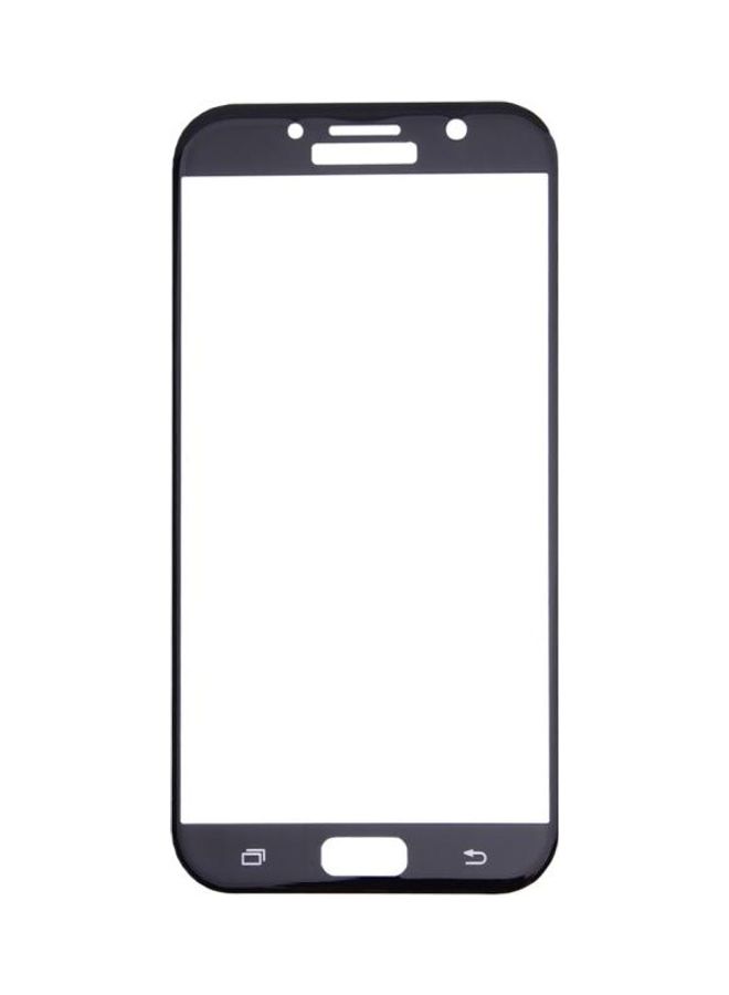 BGM 9H Surface Hardness Explosion-Proof Curved Full Screen Tempered Glass Protector For Samsung Galaxy A7 (2017) Clear/Black - Image 2