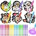 Zenoble 24 Pack Valentines Day Cards for Kids Classroom with Valentine Pens Valentines Magic Spy Pen Gifts for Classroom Exchange Rewards Party Favors Prizes - Image 2