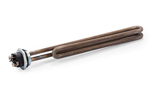 Camco 02923 4500W 240V Screw-In Lime Life Foldback Water Heater Element - Ultra Low Watt Density, Iron, 4500W / 240V - Image 1