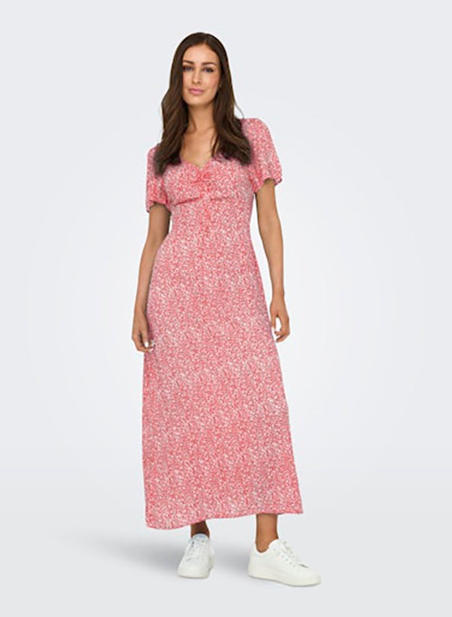 ONLY ONLY Womens Ancona Shortsleeve V-Neck Dress  - Image 1