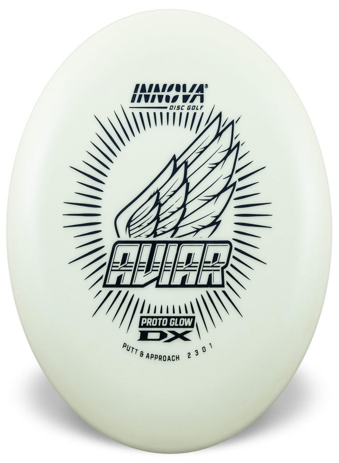 Innova Proto Glow DX Aviar – Glow in The Dark Disc Golf Putter (173-175g)