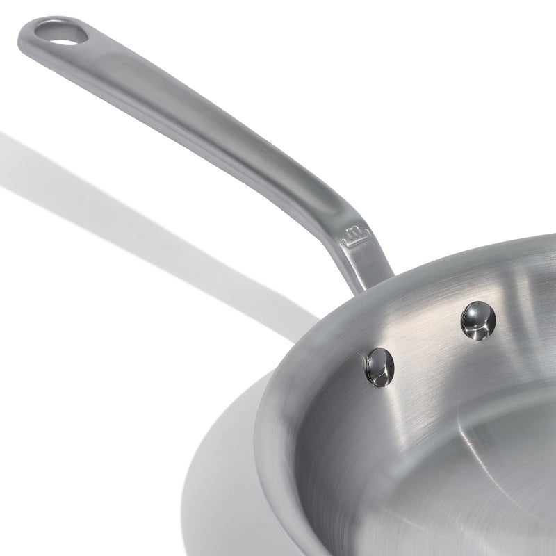 Madein Made In Cookware - 10-Inch Stainless Steel Frying Pan - 5 Ply Stainless Clad - Professional Cookware - Crafted in Italy - Induction Compatible - Image 2