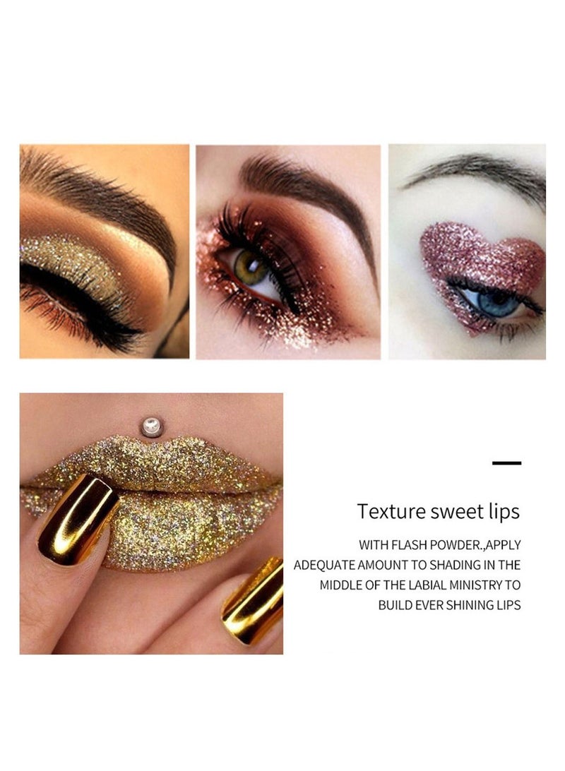 جلازي بودرة ظلال عيون متلألئة لإبراز 12 لونًا - Image 5