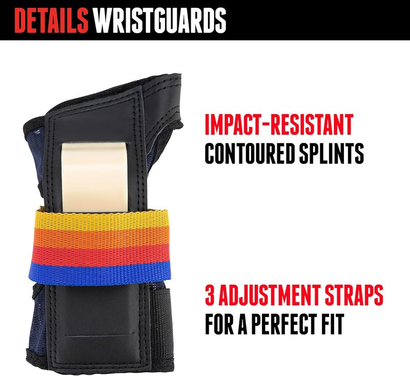 Triple Eight Saver Series Protective Pad Set - Knee, Elbow, and Wrist Guards - Image 5