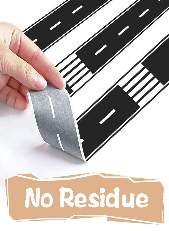 Piokio 33' x 2.4" Black Road Track Tape, Car Tracks are Great for Kids Birthday Party, Racing Party Decoration (1 Rolls) - Image 5