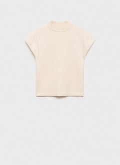 MANGO Short-Sleeved Fine-Knit Sweater  - Image 5
