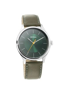 TITAN Men's Analog Round Shape Leather Wrist Watch - 1802SL04 - 48 Mm  - Image 1