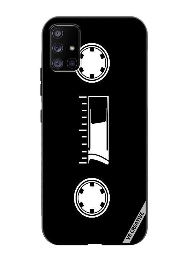 VR CREATIVE Protective Case Cover For Samsung Galaxy A51 5G Cassette Tape Design Multicolour - Image 1