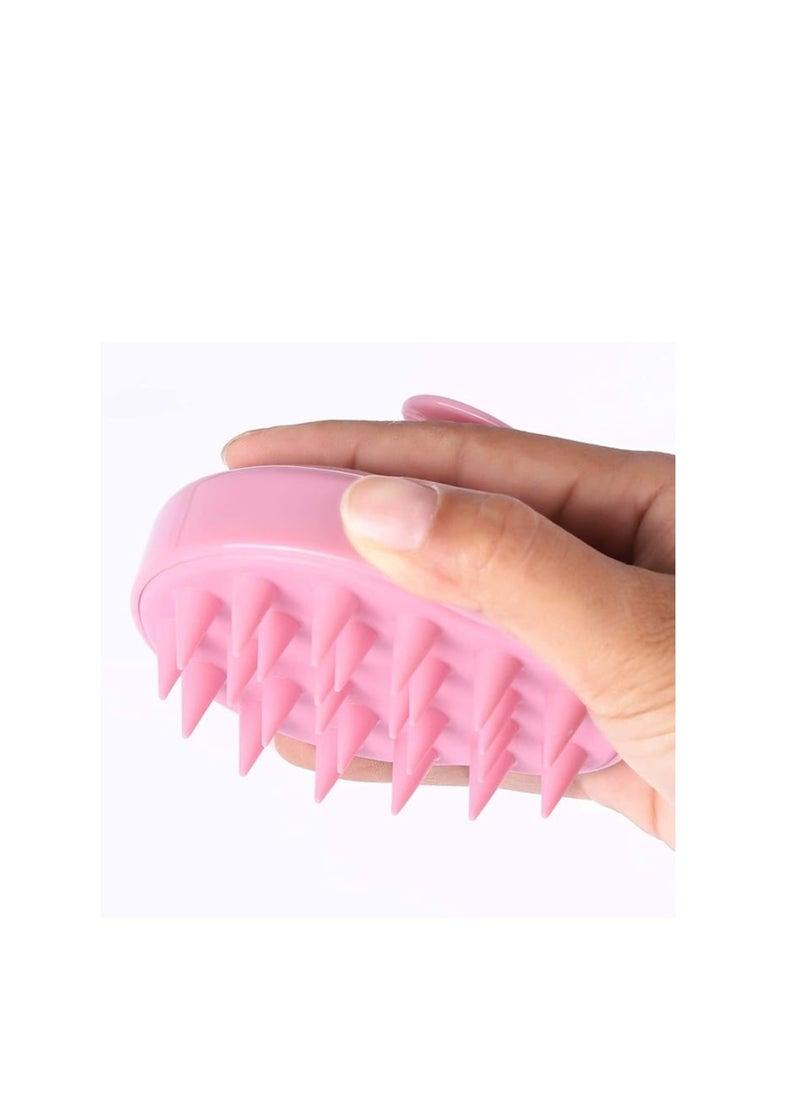 Generic 2 Pieces Of Hair Scalp Massager Brush for Effective Hair Cleaning and Scalp Exfoliation Perfect for Curly Straight and Thick Hair Ideal for Relaxation and Stress Relief  - Image 3