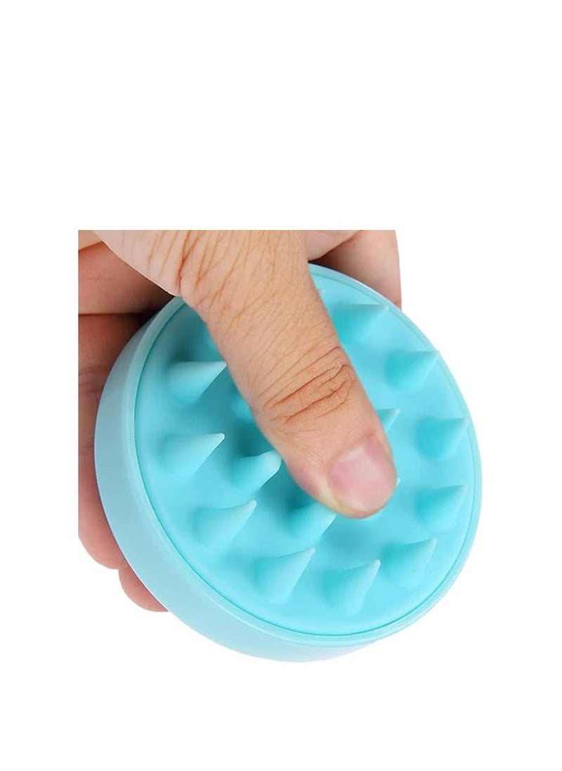 Generic 2 Pieces Of Hair Scalp Massager Brush for Effective Hair Cleaning and Scalp Exfoliation Perfect for Curly Straight and Thick Hair Ideal for Relaxation and Stress Relief  - Image 2