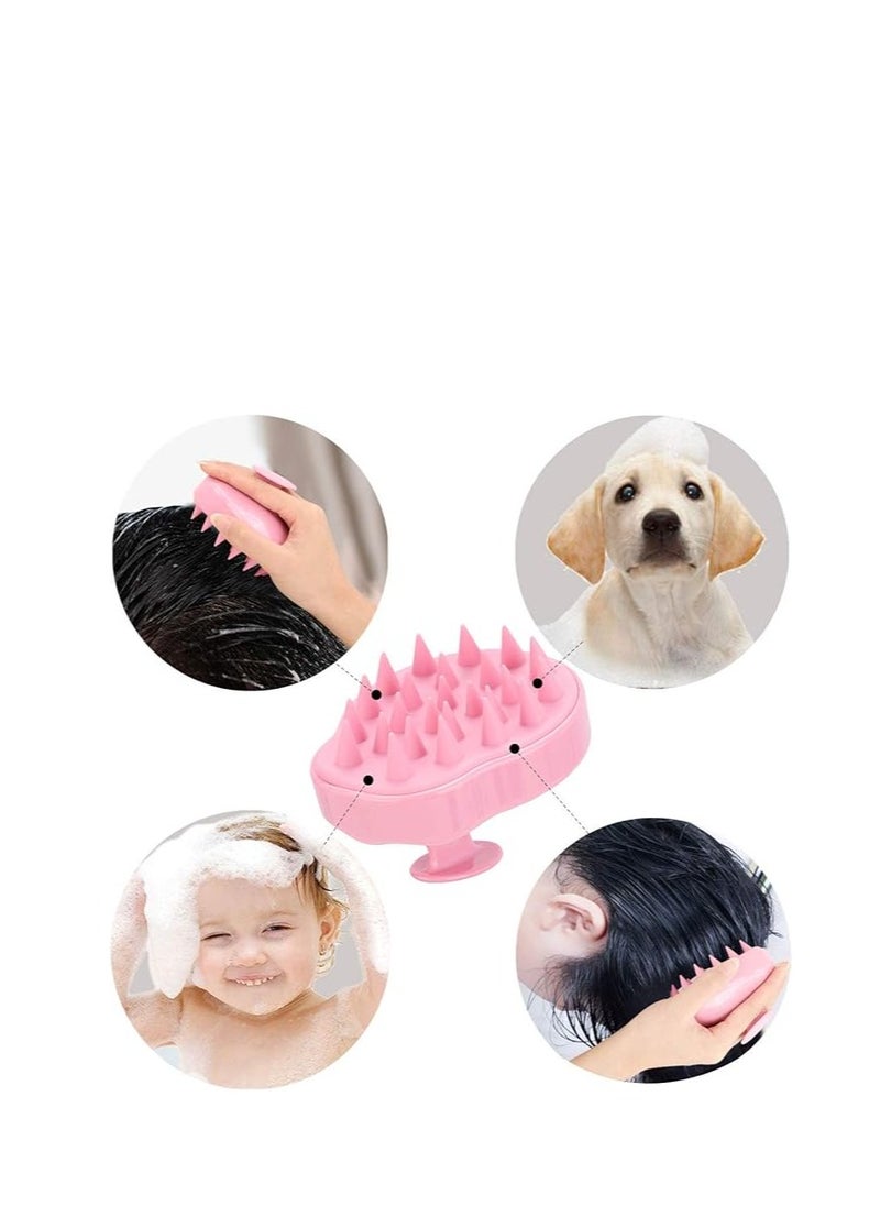 Generic 2 Pieces Of Hair Scalp Massager Brush for Effective Hair Cleaning and Scalp Exfoliation Perfect for Curly Straight and Thick Hair Ideal for Relaxation and Stress Relief  - Image 5