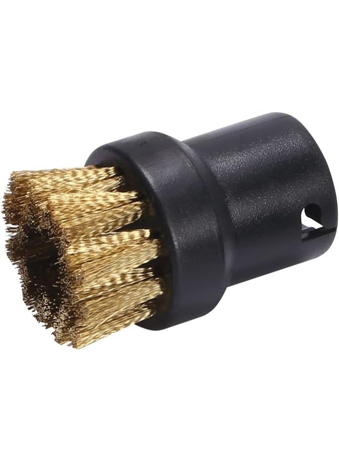 VIUAUAX 5-Piece Steam Cleaner Round Brush Set Multicolour.Suitable for Karcher  Steam Accessories， Rubs Mop Steam Accessories Small Round Brush ，Brass Brush. - Image 5
