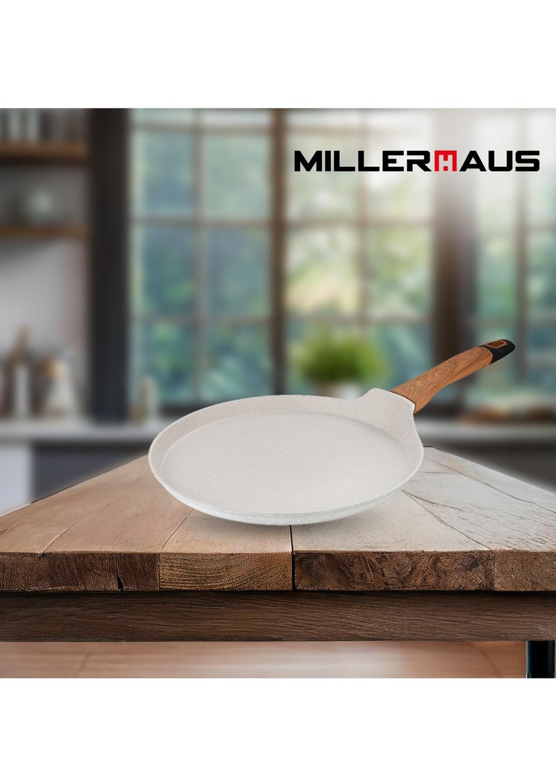 MILLERHAUS Millerhaus Natural Crepe Pan 28cm Forged Aluminium  - Image 3