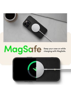 CYRILL CYRILL Spigen Kajuk Mag Back Cover Case Compatible for iPhone 14 Pro Max (2022, TPU + PC + Faux Leather, Black)  - Image 4