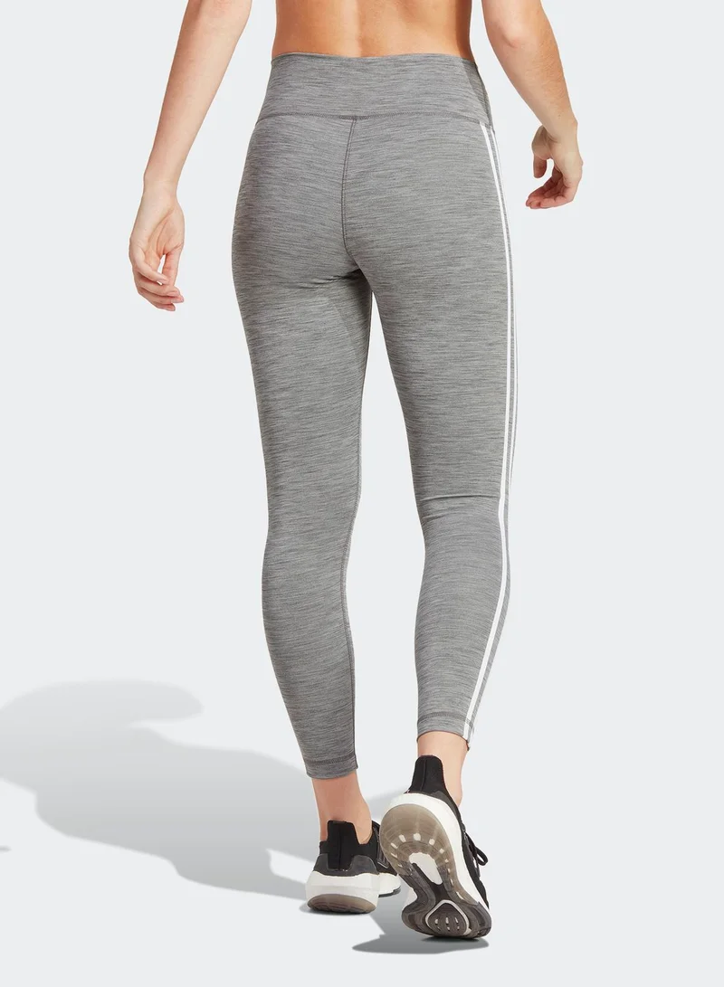 Adidas Train Essentials 3-Stripes High-Waisted 7/8 Leggings