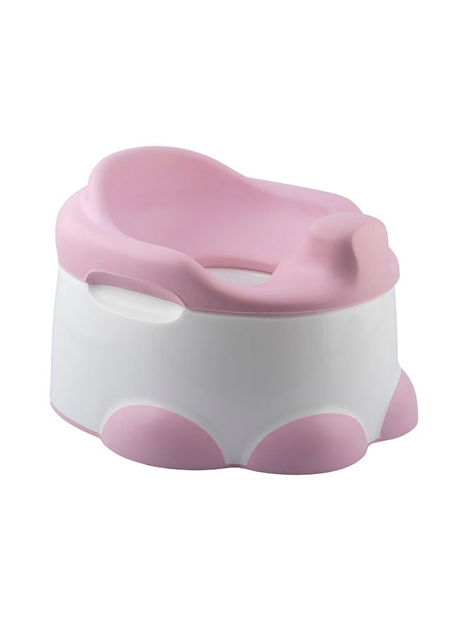Bumbo Baby Potty Trainer With Detachable Toilet Seat And Step Stool, Cradle Pink - Image 1