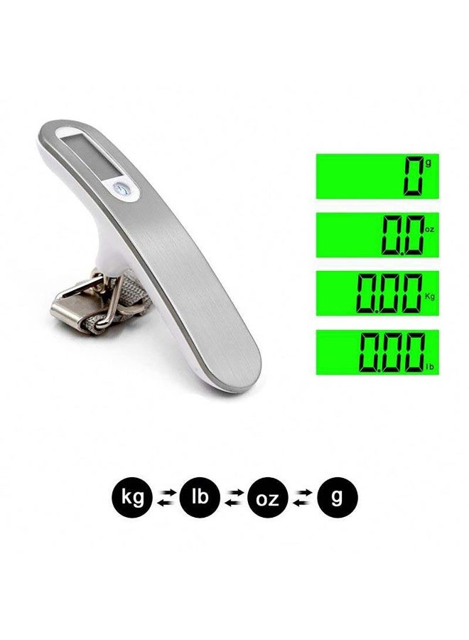 Rocket Flyer Advanced Dual Weighing Mode Digital Luggage Scale, 110lbs Travel Accessories High Precision Travel Digital Hanging Scale, Hook Luggage Scale, 0.1g High Precision Handheld Luggage Scale, Portable Luggage Scale, LCD Display, KG/LB/G/OZ Units - Image 2