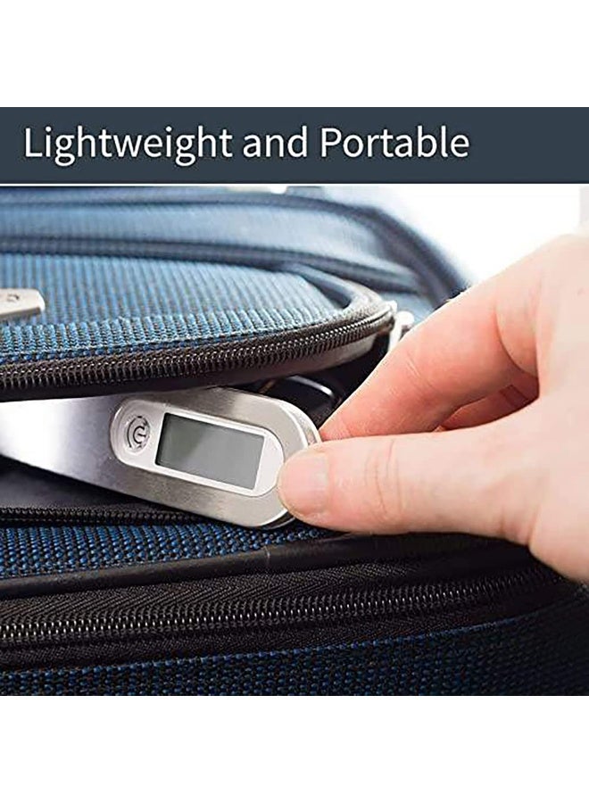 Rocket Flyer Advanced Dual Weighing Mode Digital Luggage Scale, 110lbs Travel Accessories High Precision Travel Digital Hanging Scale, Hook Luggage Scale, 0.1g High Precision Handheld Luggage Scale, Portable Luggage Scale, LCD Display, KG/LB/G/OZ Units - Image 5