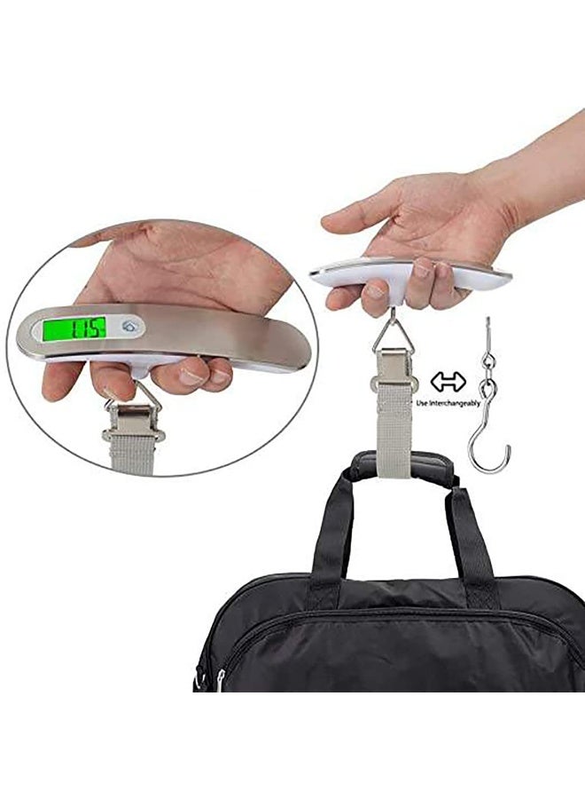 Rocket Flyer Advanced Dual Weighing Mode Digital Luggage Scale, 110lbs Travel Accessories High Precision Travel Digital Hanging Scale, Hook Luggage Scale, 0.1g High Precision Handheld Luggage Scale, Portable Luggage Scale, LCD Display, KG/LB/G/OZ Units - Image 4