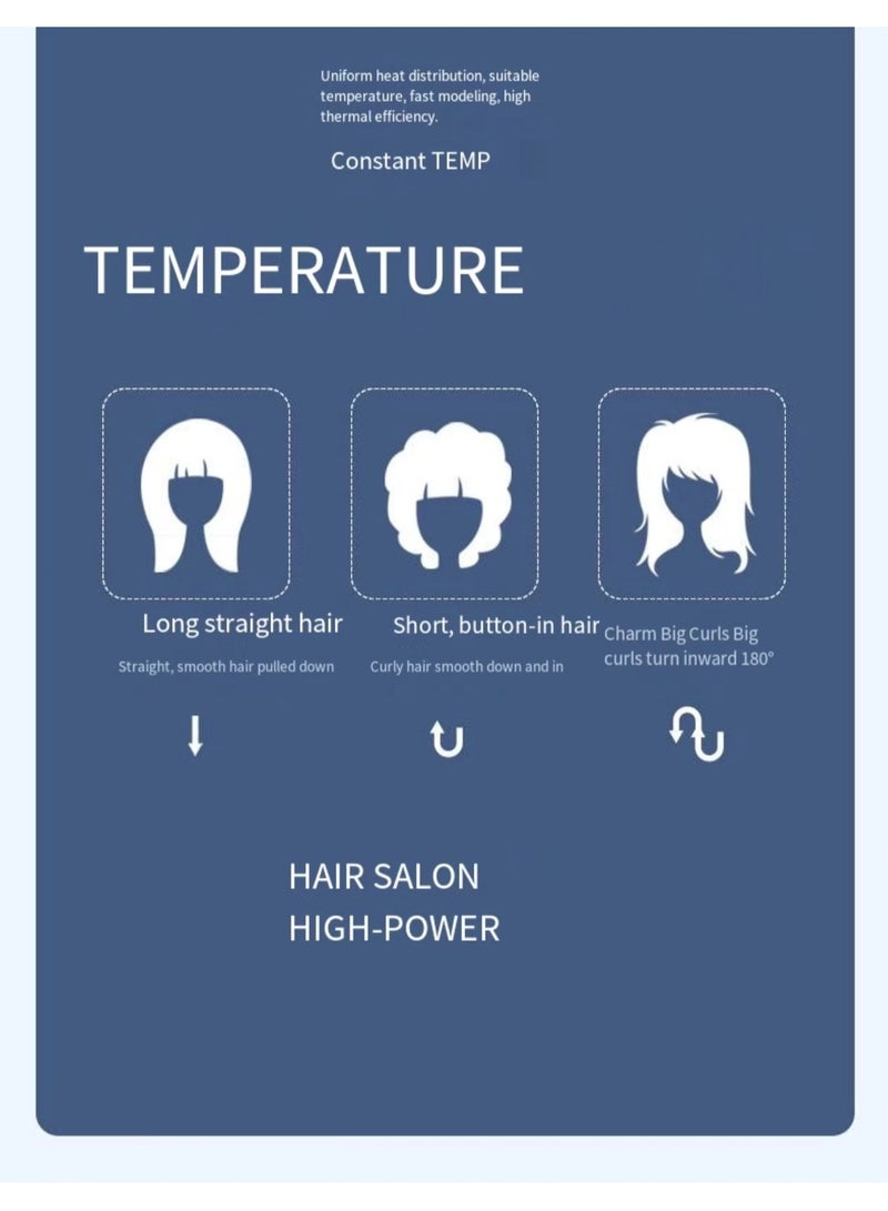 تيميكس المهنية تجعيد الشعر رقيقة أبيض / أسود - Image 4