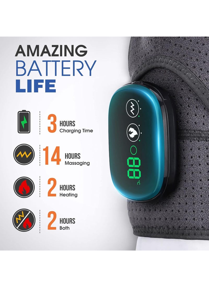Gerenic Thermal Massage Shoulder Pads Rechargeable Heating Shoulder Massager Electrothermal Massage Shoulder Pads Heated Massage Combo Suitable  - Image 5
