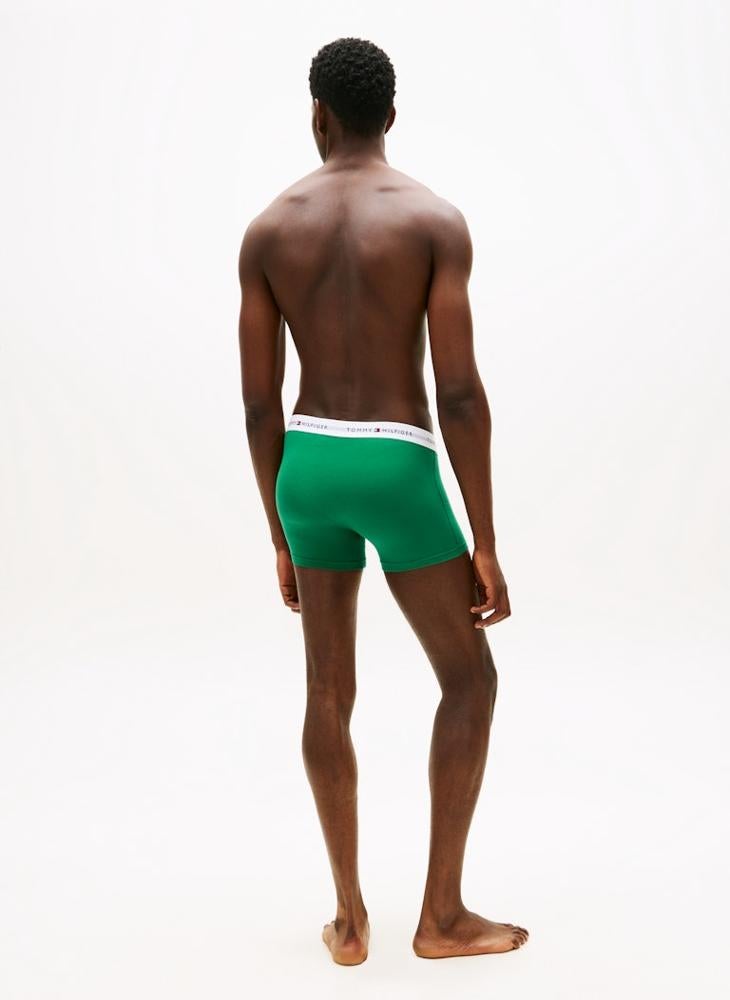 TOMMY HILFIGER 3-Pack Signature Repeat Logo Waistband Trunks - Image 3