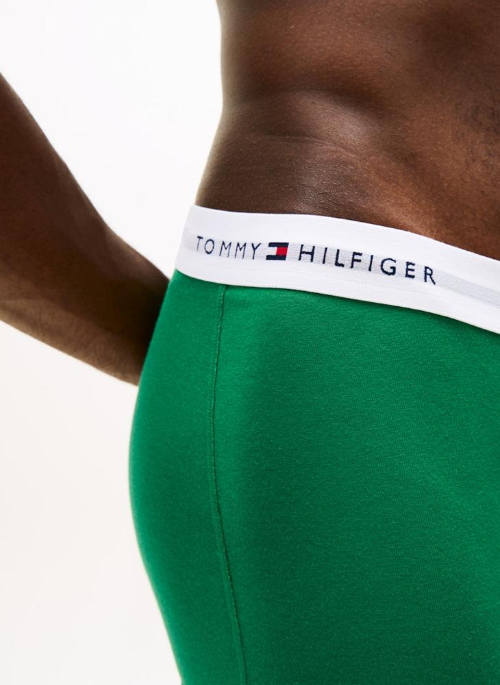 TOMMY HILFIGER 3-Pack Signature Repeat Logo Waistband Trunks - Image 5