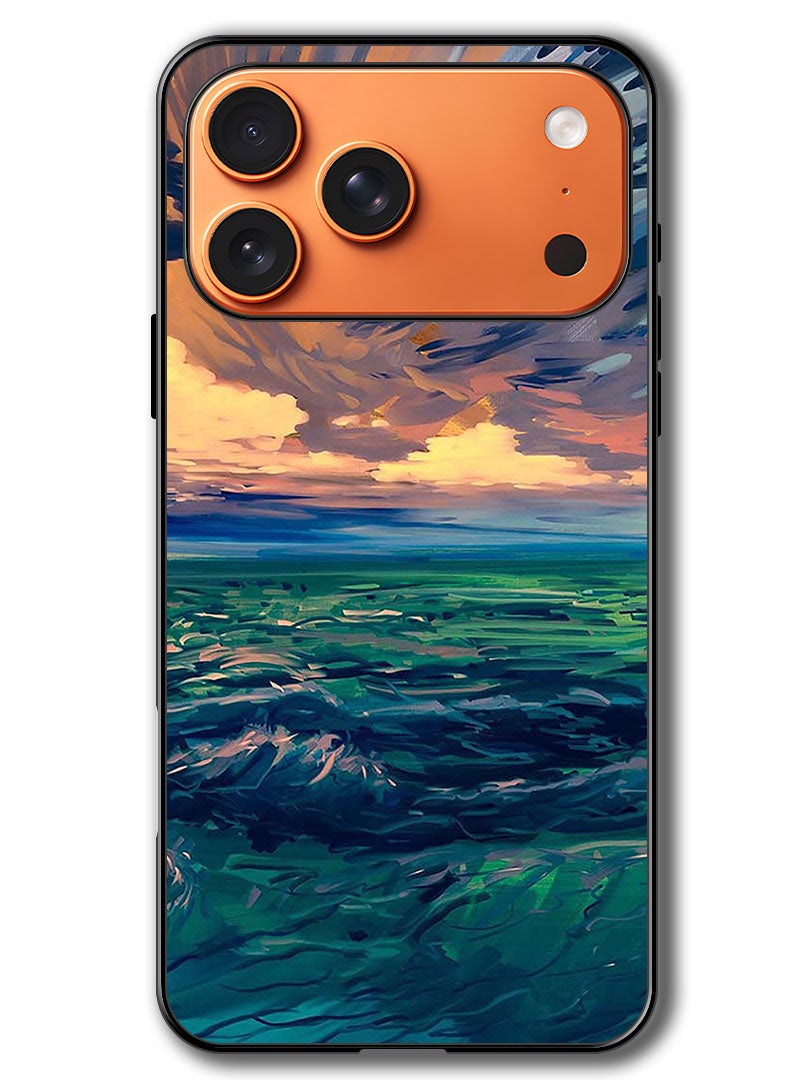 Theodor Case Compatible with Apple iPhone 17 Pro 6.3 Inch Protection Shockproof Bumper Cover Landscape - Image 1