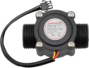DIGITEN DIGITEN G3/4" Water Flow Hall Sensor Switch Flow Meter Flowmeter Counter 1-60L/min  - Image 1