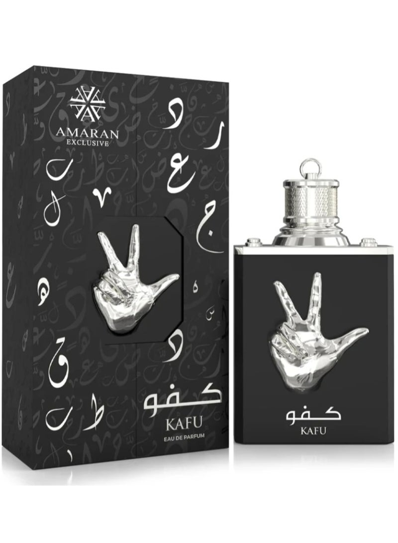 عماران عطر كفو من أماران للجنسين – أو دو برفيوم [ مل – رائحة حمضية منعشة بالفانيليا مع المسك وخشب الأرز - Image 2