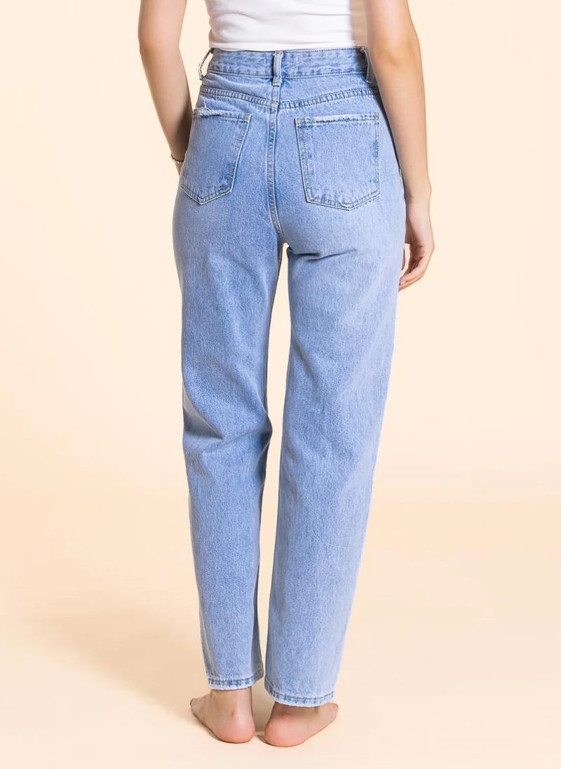 SHAPES HIGH-WAIST STRAIGHT FIT JEANS