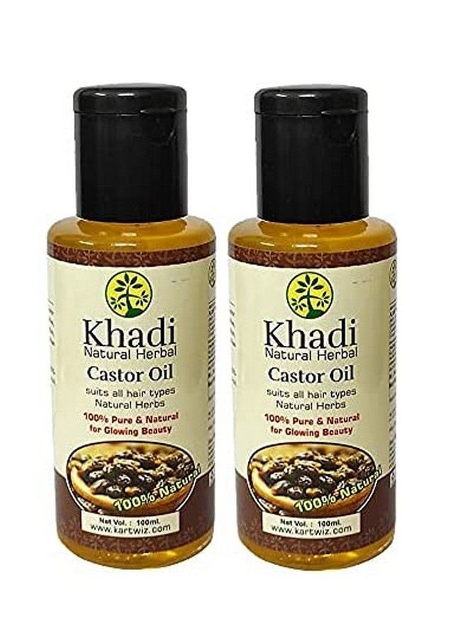 Khadi Natural Herbal Herbal Castor Oil 200Ml (Pack Of 2)  - Image 2