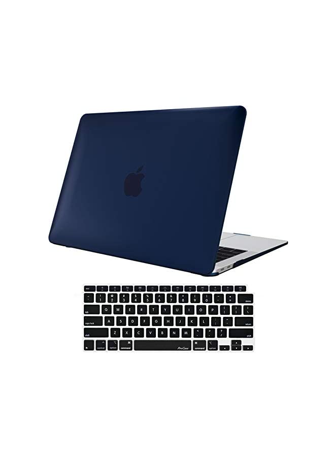 Procases ProCase MacBook Air 13 Inch Case 2020 2019 2018 Release A2337 M1 A2179 A1932, Hard Case Shell Cover for MacBook Air 13-inch Model A2179 A1932 with Keyboard Skin Cover -Black - Image 2