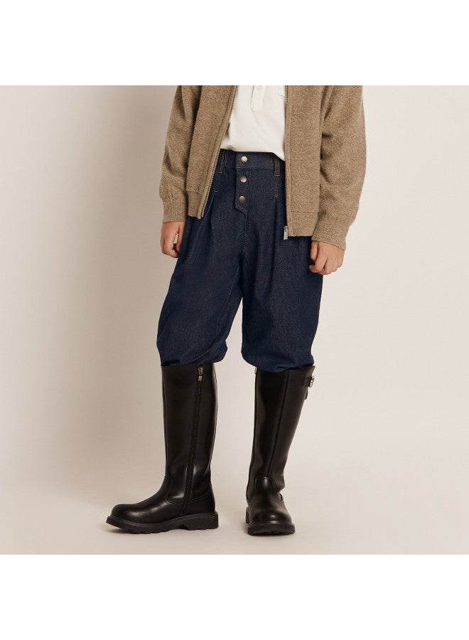 Balabala Boys' And Girls' Pants, Children's Trousers, Fashion Kids' Wear For Spring/autumn/winter, Parent-child Matching, Toddler Elastic Ankle Pants - Image 4